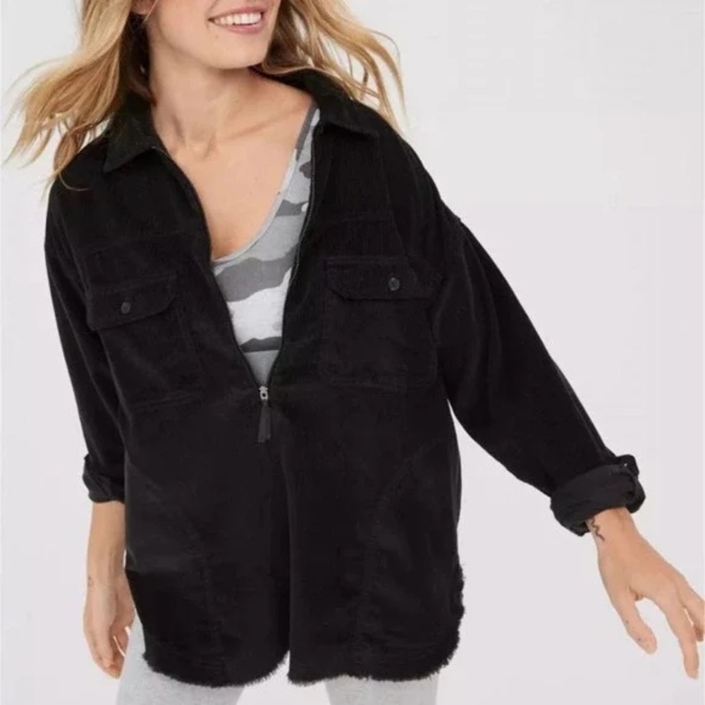 OFFLINE by Aerie Corduroy Pullover Jacket Size Medium